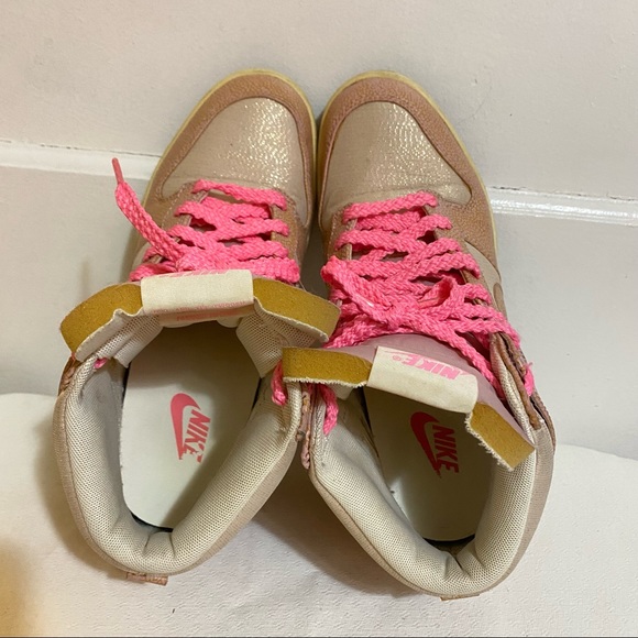 Nike Dunk Sky Hi Vintage Hidden Wedge Sneakers 7.5 EUC As is. See images - Picture 5 of 14